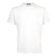 100% Cotton Mens Womens Unisex Adults Plain Basic T Tee Shirt Top w Chest Pocket - White