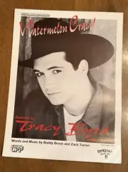 RARE! TRACY BYRD “ Watermelon Crawl” Photo SHEET MUSIC-PIANO/VOCAL/GUITAR