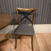 x2 Salvanar Solid Rubberwood Dining Chair