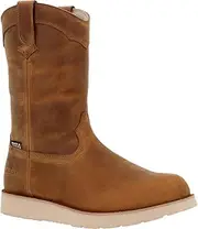 [ROCKY] MonoCrepe Wedge 11" Composite Toe Work Boot, Crazy Horse, Size 13(M)