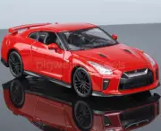 Bburago 1:24 Red 2017 GTR R35 Racing Sports Model Diecast Metal Car