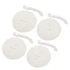 4pcs Hot Compress Beauty Facial Towel 3 Holes Microfiber Elastic Strap Swell SD0