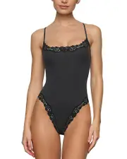 Skims Fits Everybody Lace Cami Thong Bodysuit