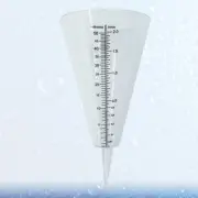 Transparent Rain Measure Tube Outdoor Gauges Rainfall Measuring Cup Meter