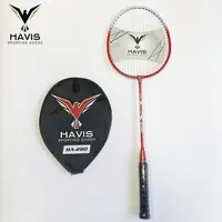 在飛比找PChome24h購物優惠-【HAVIS】★限量組合價★HA280輕量羽毛球拍+12入高