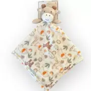 Modern Baby Plush GIRAFFE Cow Lovey Security Blankie Blanket Baby Toy Safari NEW