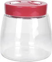 1Pc Sealed Glass Bottle Food Storage Jar for Pickling Dried Foods Fermentation Container with Air Release Valve for Easy Viewing and Optimal Sealing