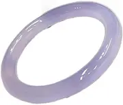 [Generic] Purple Emerald Bracelet Emerald Stone Round Bracelet Bracelet Ladies (Color : A, Size : 60-62mm)