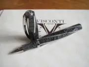 Visconti Metropolitan grey-black celluloid Roller ball pen MIB