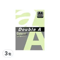 在飛比找Coupang 酷澎優惠-Double A 彩色影印紙 綠色 80g 50張入