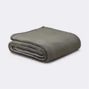 Openook Plush Blanket Single - Charcoal