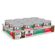 Science Diet Perfect Weight Veg & Salmon Wet Cat Food Can 82gx24