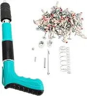 Portable Silencer Nail Gun, 5-Speed Adjustable Mini Nail Gun with 100 Nails for DIY, Electrical Installation and Plumbing