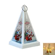 Christmas Tree Handheld Night Light Window Display Pendant LED Night Lamp for Xmas Decor -Style 2
