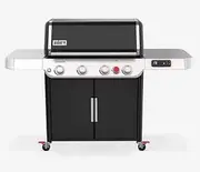 Genesis EX-325s Smart BBQ Grill – Premium 3 Burner LPG Gas Barbecue Grill with Weber Connect Technology– Stainless Steel Grill for the Backyard (Black)