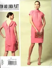 Vogue Patterns V1544 Designer Tom & Linda Platt Misses Dress 14 - 22 UNCUT