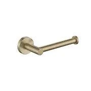 Decaura Toilet Paper Roll Holder Wall Mounted Self Adhesive Rack Tissue Storage Towel Hook Brushed Gold Bathroom