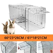 Extra Large Animal Trap Cage Humane Live Catcher Possum Fox Rabbit Rat Cat HOT.