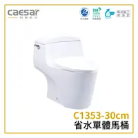 在飛比找蝦皮購物優惠-〖Caesar 凱撒衛浴〗省水單體馬桶 C1353-30cm