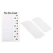 Checklist Board Set, Chore Chart Plan with Cards Sticker My Chore, White