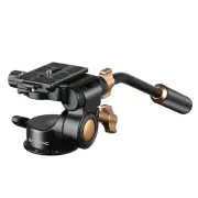 Aluminum alloy Hydraulic Damping Tripod Head Panoramic Gimbal For DSLR Camera