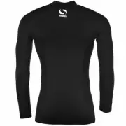 Kids Compression BLACK Base Layer Mock Neck Long Sleeve Skins Top