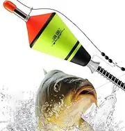 Fishing Bobbers, Portable Fishing Corks, Automatic Fish Float, High Visibility Buoyancy Marker, Durabless for Freshwater Saltwater, Ideal for All Weather and Water Conditions, 20 x 4 cm Stainless