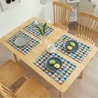 4Pcs Durable Banana leaf Flower Table Mat Absorb Water Coffee Coaster Home
