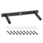 10.5 Inch Wall Mounting Floating Shelf Bracket Blind Shelf Support, Black