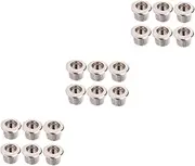 ERINGOGO 3sets Guitar Tuning Pegs Set Tuner Machine Heads Electric Guitar String Ferrule Adapter Ferrules 8mm Od 6mm Id Improve Sound Easy to Use Vintage Style 6pcs*3