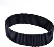 1PC HTD3M Double Sided Timing Belt DA3M Length 402-492mm Width 6/10/15/20mm Rubber Closed Loop Synchronous Belt Pitch 3mm(402mm,10mm)