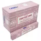 Satya Positive Vibes Incense Sticks Hand Rollerd Agarbatti 180 Gm Home Fragrance