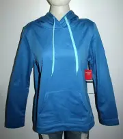 DANSKIN NOW TECH FLEECE POPOVER HOODED LOOSE SWEATER JACKET WOMEN SMALL(4-6)