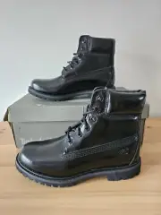 Rare Timberland Premium Waterproof Patent Leather Boots UK 6 - New