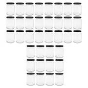 3x 12PK Lemon Lime Verona 150ml Jars Kitchen Storage Canister Container Clear