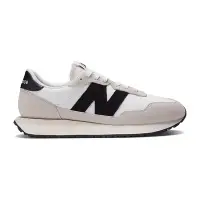 在飛比找Yahoo奇摩購物中心優惠-New Balance 237 NB 男鞋 女鞋 米黑色 麂
