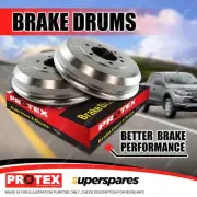 Pair Rear Protex Brake Drums for Mazda 2 DL 200 DL2SA 1.5L 08/2015-On (for: Mazda)