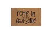 Solemate Premium Coir Awesome Mat 50x80cm Biodegradable Eco Friendly Black