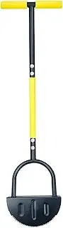 Serrated Edger Lawn Tool | Half Moon Lawn Edger with T-Grip Handle - Manual Garden Edger with Steel Blades Matx-au