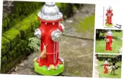 Dog Fire Hydrant Pee Post, Fake Fire Hydrant for Dogs to Peed on, Red Puppy