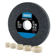 Draper Tools Aluminium Oxide Bench Grinding Wheel 36G (150mm x 20mm)