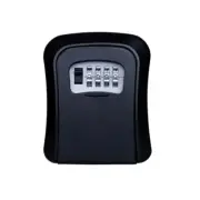 Durable Large Key Lock Box - Resettable Combination, Wall Mount Security Box