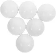 GLEAVI Led Bulb Lampshade Round 6pcs Anti-Fog Diffuser Cover Led Light Globe Pc Material High-Temperature Easy to Install Full Pack