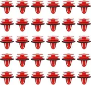 SG Store 30pcs Car Door Inner Lining Guard Decorative Clip Door Panel Fixing Clip 07146962771 6962771 Compatible with BMW 3 Series E90 E91 E92 E93 Red