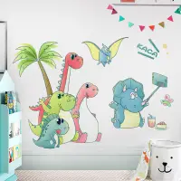 在飛比找蝦皮商城精選優惠-卡通恐龍 房間壁貼 牆壁裝飾 牆貼 卡通兒童房間佈置男孩臥室