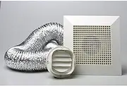 HPM 34W Square Ducted Ceiling Exhaust Fan, 290 mm x 290 mm, White