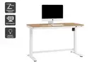 Ergolux Sorrento Electric Standing Desk with Drawer 120 x 60cm (Ash / White),