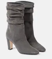 [Manolo Blahnik] Manolo Blahnik Calasso suede ankle boots AU 7 grey