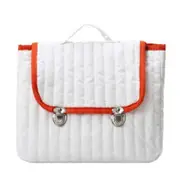Fashion Cotton Fabric Kids Unisex Backpack Vintage Diamond Lattice Backpacks School Bag For Children Multifunctional Bags