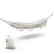 Gardeon Hammock Bed Rope Tassel Outdoor Hammocks C